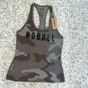 NWT NOBULL PROJECT Women's Muscle Tank Top Army Camo -SMALL